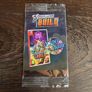 SteamWorld Build Trading Card Pack Super Rare Games SRG 125 Sealed Booster Foil